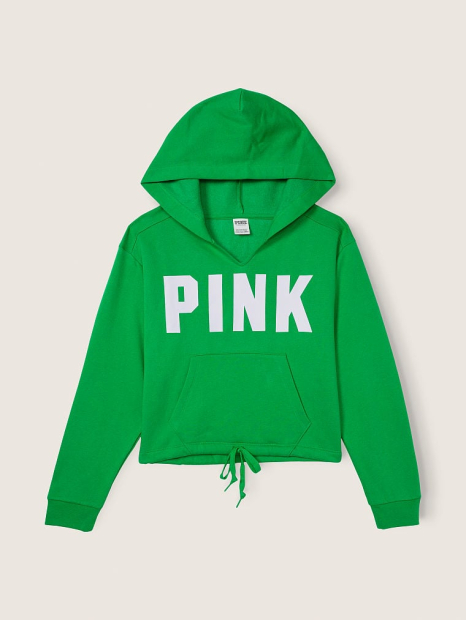 Женское худи Victoria's Secret Pink с капюшоном 1159789284 (Зеленый, XL)