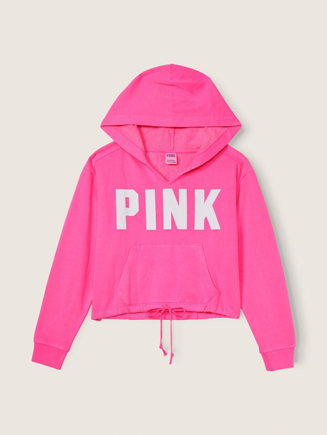 Женское худи Victoria's Secret Pink с капюшоном 1159789493 (Розовый, XXL)