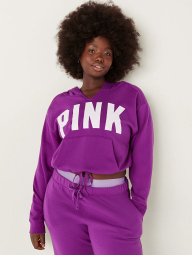 Женское худи Victoria's Secret Pink с капюшоном 1159789282 (Фиолетовый, XL)