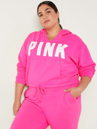 Жіноче худі Victoria's Secret Pink з капюшоном оригінал 1159789492 (Рожевий, XL)