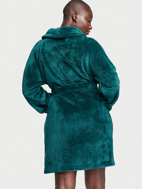 Женский халат Victoria's Secret плюшевый 1159773555 (Зеленый, XS/S)