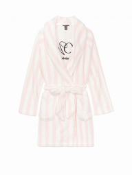 Жіночий халат Victoria`s Secret art756838 (Рожевий/Білий, розмір XS/S )