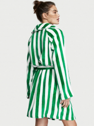 Женский халат Victoria's Secret 1159758309 (Зеленый/Белый, XS/S)