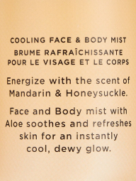 Охлаждающий спрей для лица и тела Victoria's Secret Natural Beauty 1159764267 (Оранжевый, 112 ml)