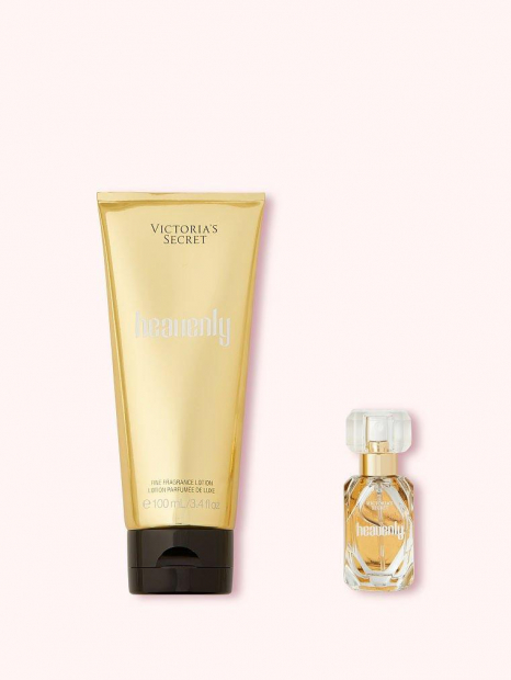 Мини-набор из парфюмерной воды и лосьона Heavenly Victoria’s Secret 1159760131 (Золотистый, 100 ml/7,5 ml)