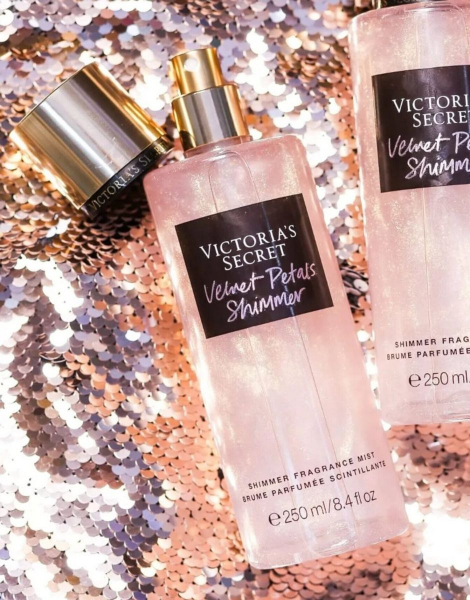 Парфюмированный набор для тела Velvet Petals Shimmer от Victoria’s Secret 1159760866 (Розовый, 236 ml/250 ml)