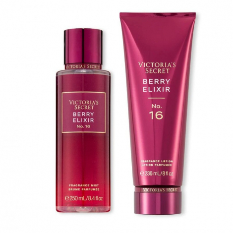 Набор спрей и лосьон для тела Decadent Berry Elixir No. 16 Victoria’s Secret 1159761405 (Бордовый, 250 ml/236 ml)