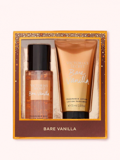 Набор из парфюмированного спрея и лосьона Bare Vanilla Victoria’s Secret 1159761711 (Оранжевый, 75/75 ml)