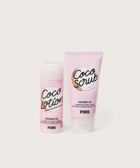 Набор Coco Scrub & Lotion от Victoria’s Secret скраб и лосьон 1159762333 (Розовый, 70/88 ml)