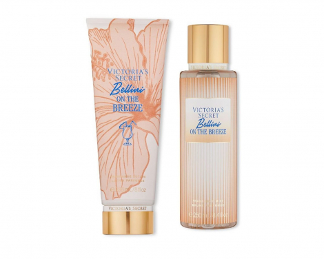 Набор Victoria’s Secret Bellini On The Breeze лосьон и спрей 1159762781 (Желтый, 250 ml/236 ml)