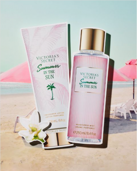 Набор Victoria’s Secret Summer In the Sun лосьон и спрей 1159762850 (Розовый, 250 ml/236 ml)