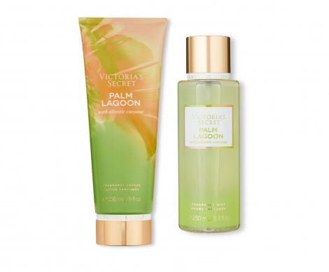 Набор Victoria’s Secret Palm Lagoon лосьон и спрей 1159762862 (Зеленый, 236 ml/250 ml)