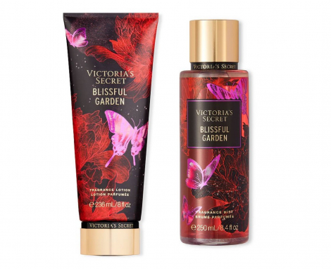 Набор Victoria’s Secret Blissful Garden лосьон и спрей 1159764204 (Красный,236 ml/250 ml)