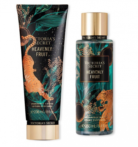 Набор Victoria’s Secret Heavenly Fruit лосьон и спрей 1159764207 (Зеленый, 236 ml/250 ml