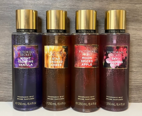 Набор Victoria’s Secret Cosmic Night Glowing Vanilla лосьон и спрей 1159766838 (Фиолетовый,236 ml/250 ml)