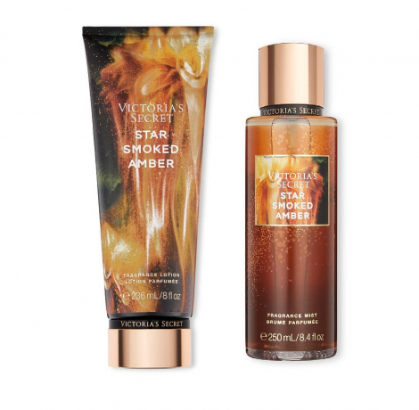 Набор Victoria’s Secret Cosmic Star Smoked Amber лосьон и спрей 1159766841 (Коричневый, 236 ml/250 ml)