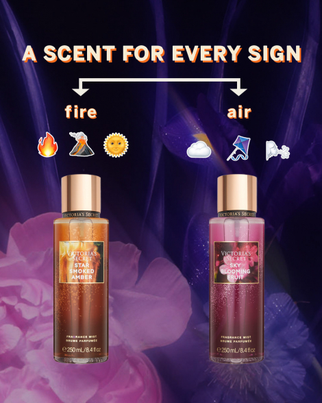 Набор Victoria’s Secret Cosmic Star Smoked Amber лосьон и спрей 1159766841 (Коричневый, 236 ml/250 ml)