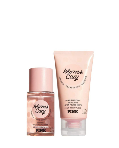 Набор Warm & Cozy Victoria’s Secret Pink 1159771338 (Розовый, 75ml/75ml)