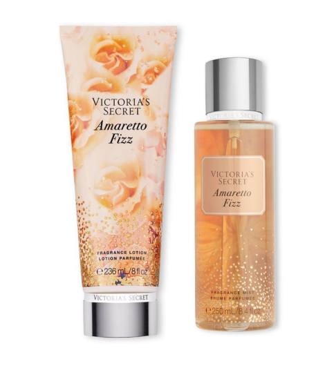 Набор спрей и лосьон для тела Amaretto Fizz Victoria’s Secret 1159773043 (Оранжевый, 236ml/250ml)