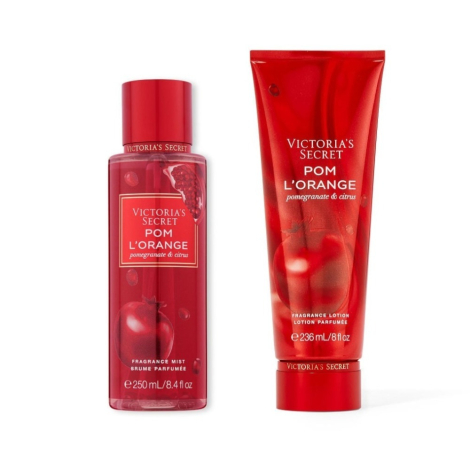 Набор Victoria’s Secret Pom L'Orange лосьон и спрей 1159773053 (Красный, 236 ml/250 ml)