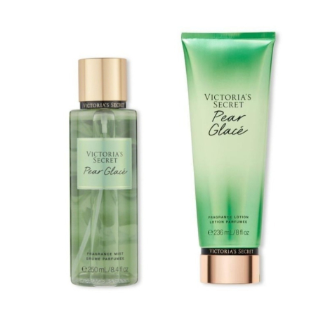 Набор Victoria’s Secret Pear Glace лосьон и спрей 1159773167 (Зеленый, 236 ml/250 ml)