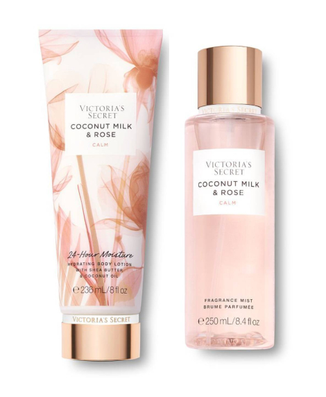 Подарунковий набір Coconut Milk & Rose Victoria's Secret лосьйон і спрей оригінал