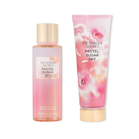 Набор для тела Pastel Sugar Sky Victoria’s Secret спрей и лосьон 1159777687 (Розовый, 236 ml/250 ml)