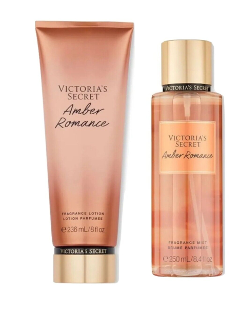 Набір для тіла Amber Romance Victoria's Secret спрей і лосьйон оригінал