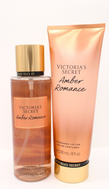 Набір для тіла Amber Romance Victoria's Secret спрей і лосьйон оригінал