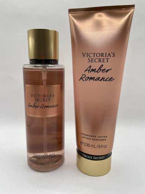 Набір для тіла Amber Romance Victoria's Secret спрей і лосьйон оригінал