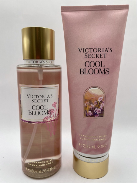 Набор для тела Cool Blooms Victoria’s Secret мист и лосьон 1159778006 (Розовый, 236 ml/250 ml)