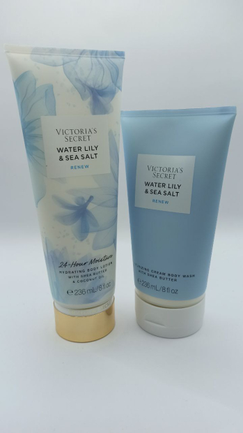 Набор для тела Water Lily & Sea Salt от Victoria’s Secret 1159778417 (Голубой, One Size)