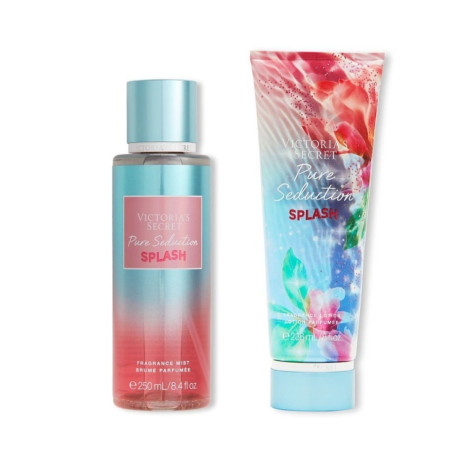 Набор для тела Pure Seduction Splash Victoria’s Secret мист и лосьон 1159779627 (Синий/Красный, 236 ml/250 ml)