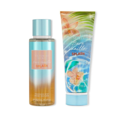 Набор для тела Bare Vanilla Splash Victoria’s Secret мист и лосьон 1159779753 (Синий, 236 ml/250 ml)