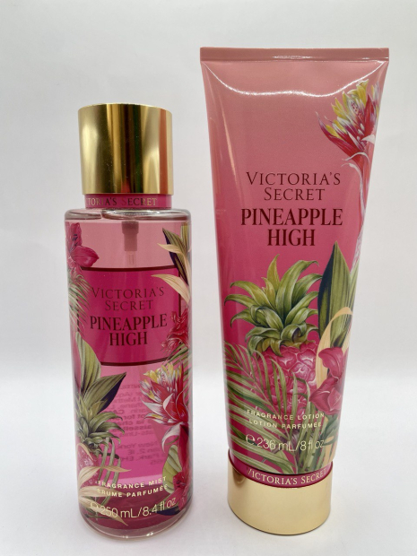 Набор для тела Pineapple High Victoria’s Secret мист и лосьон 1159779758 (Розовый, 236 ml/250 ml)