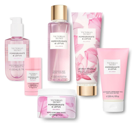 Большой набор для тела Pomegranate & Lotus от Victoria’s Secret 1159780310 (Розовый, One Size)