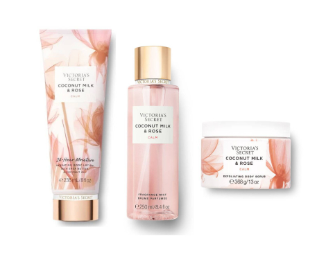 Набор Coconut Milk & Rose Victoria’s Secret 1159783220 (Бежевый, One size)