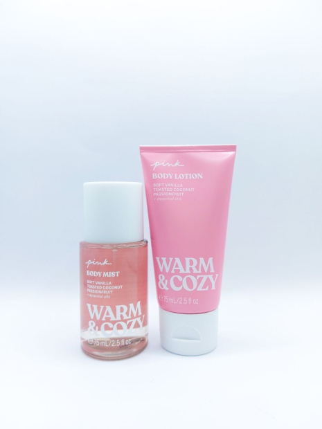 Набор Warm & Cozy Victoria’s Secret Pink 1159783998 (Розовый, 75ml/75ml)