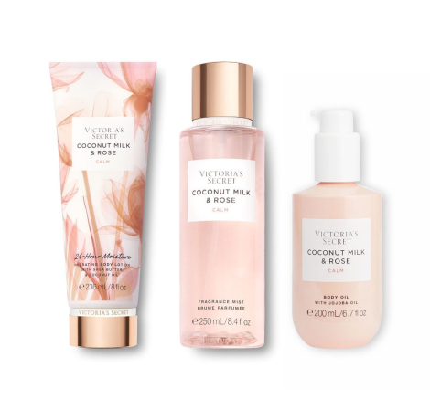 Набор Coconut Milk & Rose Victoria’s Secret 1159790419 (Бежевый, One size)