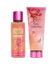 Набор Victoria’s Secret Pure Seduction Golden лосьон и спрей 1159766018 (Розовый, 236 ml/250 ml)