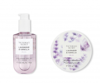 Набор для тела Natural Beauty от Victoria's Secret Lavender & Vanilla крем и масло 1159767487 (Сиреневый, 200 ml/255 g)