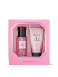 Подарочный набор Velvet Petals от Victoria’s Secret спрей и лосьон в мини-формате 1159769402 (Розовый, 75ml/75ml)