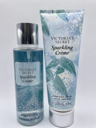 Набор спрей и лосьон для тела Sparkling Creme Victoria’s Secret 1159773044 (Голубой, 236 ml/250 ml)