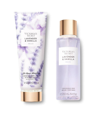 Набор Lavender & Vanilla Victoria’s Secret лосьон и спрей 1159773274 (Сиреневый, 236 ml/250 ml)