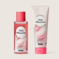 Подарочный набор Victoria’s Secret Pink Macaron лосьон и спрей 1159774088 (Розовый, 236ml/250ml)