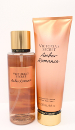 Набор для тела Amber Romance Victoria’s Secret спрей и лосьон 1159777700 (Оранжевый, 236 ml/250 ml)