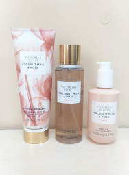 Набор Coconut Milk & Rose Victoria’s Secret 1159790419 (Бежевый, One size)