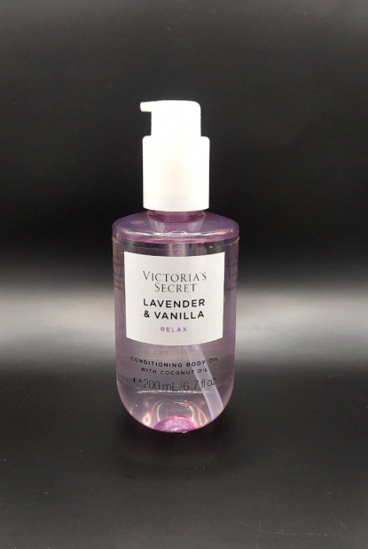 Натуральное косметическое масло-кондиционер для тела Natural Beauty Lavender & Vanilla от Victoria's Secret 1159764634 (Сиреневый, 200 ml)