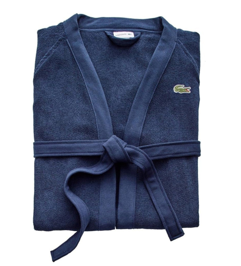 Махровий халат Lacoste 1159841820 (Синій One size)