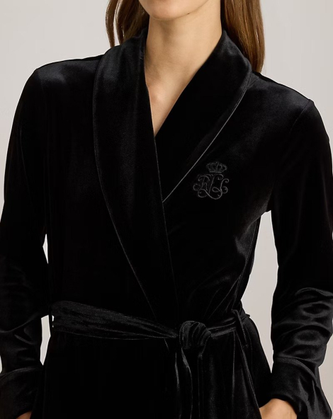 Женский халат Ralph Lauren 1159853307 (Черный S)